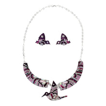 Load image into Gallery viewer, 925 Mexican Sterling Silver Fine Crystal Bird Necklace & Earring Set