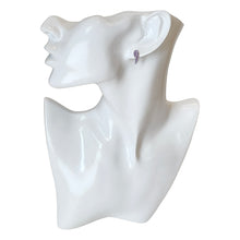 Load image into Gallery viewer, 925 Sterling Silver Black Angel Wings Stud Earrings