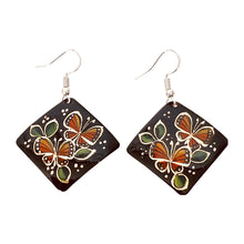 Load image into Gallery viewer, Black Butterfly Copper Necklace & Earring Set