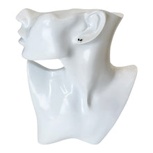 Load image into Gallery viewer, 925 Sterling Silver Black & White Butterfly Stud Earrings