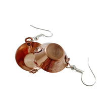 Load image into Gallery viewer, Cute Basket Copper Hook Earrings
