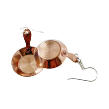 Load image into Gallery viewer, Cute Pan Copper Hook Earrings