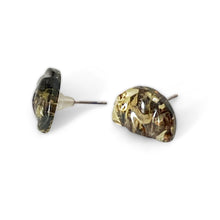 Load image into Gallery viewer, Gradient Yellow Geniune Amber Stud Earrings