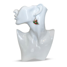 Load image into Gallery viewer, Mexican Heart-Shaped Butterfly Copper Earrings