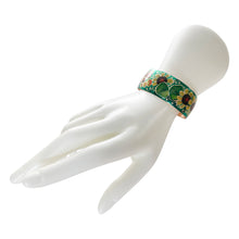 Load image into Gallery viewer, Daisy Green Copper Bracelet