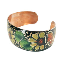 Load image into Gallery viewer, Daisy Black Copper Bracelet