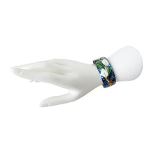 Load image into Gallery viewer, Calla Lilies Blue Copper Bracelet