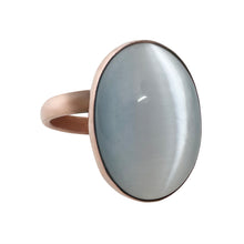 Load image into Gallery viewer, White Natural Stone Copper Ring
