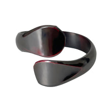 Load image into Gallery viewer, Two-Headed Copper Black Ring