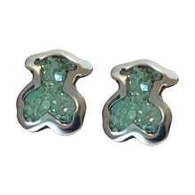 Load image into Gallery viewer, 925 Sterling Silver Coated Light Green Faux Stone Jewelry Set