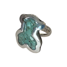 Load image into Gallery viewer, 925 Sterling Silver Coated Light Green Faux Stone Jewelry Set