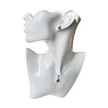 Load image into Gallery viewer, 925 Mexican Sterling Silver Drop-shaped Multi-shade Zirconia Pendant & Earrings