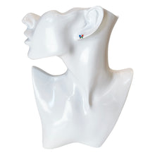 Load image into Gallery viewer, 925 Sterling Silver Multicolor Butterfly Earrings