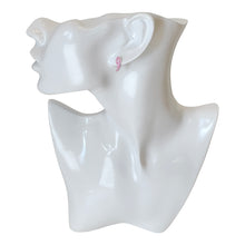 Load image into Gallery viewer, 925 Sterling Silver Pink Angel Wings Stud Earrings