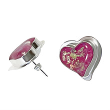 Load image into Gallery viewer, 925 Sterling Silver Pink Heart Pendant Jewelry Set