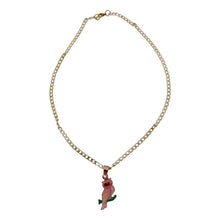 Load image into Gallery viewer, Pink Owl Copper Necklace & Earring Set