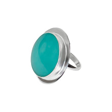 Load image into Gallery viewer, 925 Sterling Silver Turquoise Round Pendant Jewelry Set