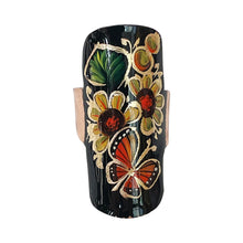 Load image into Gallery viewer, Mexican Black Floral &amp; Butterfly Pattern Copper Ring
