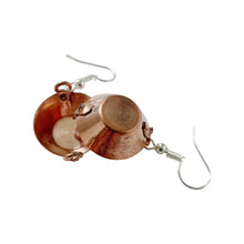Load image into Gallery viewer, Cute Basket Copper Hook Earrings
