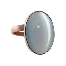 Load image into Gallery viewer, White Natural Stone Copper Ring
