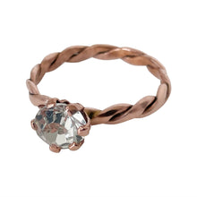 Load image into Gallery viewer, Zirconia Copper Ring

