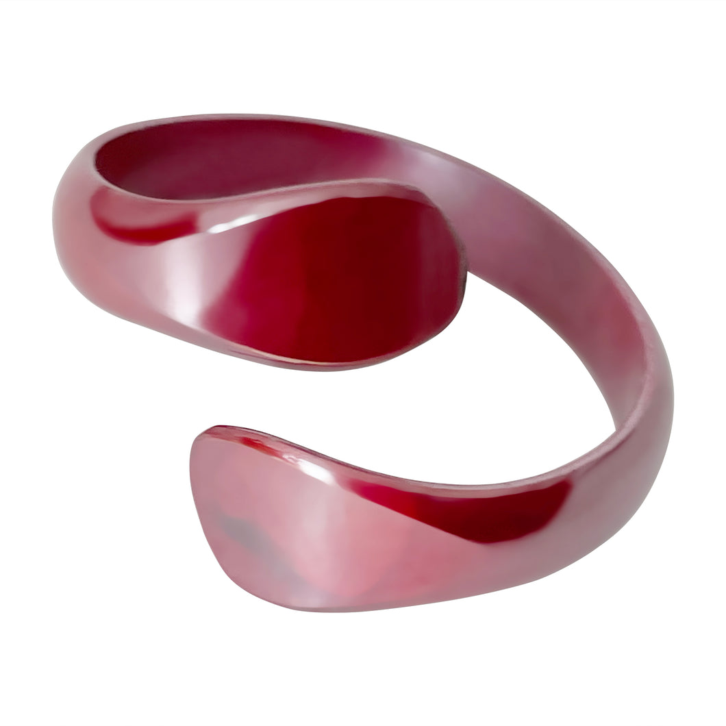 Two-Headed Copper Crimson Ring