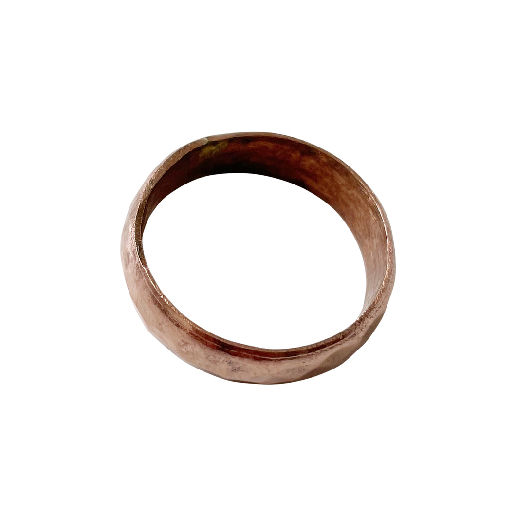 Solid Vintage Copper Ring Band